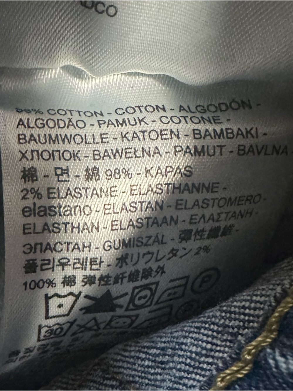 Levi's Light Wash 510 w28 l32 - Picture 7 of 9